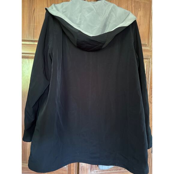 Fleet Street Reversible Hooded Water Repellent Coat-L Outdoor Chore Fishing - Picture 4 of 8